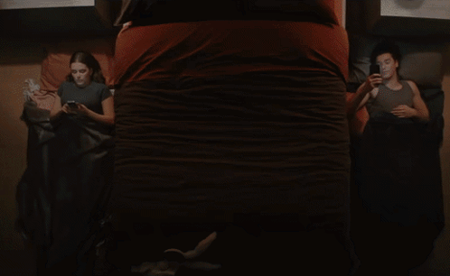 Woman's Face With Eyes Closed And Mouth Open GIF