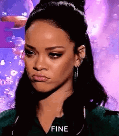 Woman's Face With Fine Text GIF