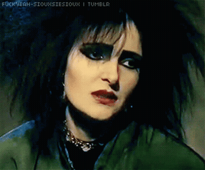 Woman's Face With Fuckyeah Siouxsie Sioux GIF