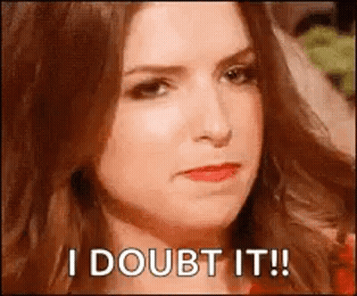 Woman's Face With I Doubt It GIF