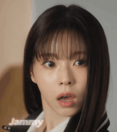 Woman's Face With Jammy GIF