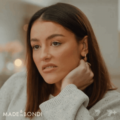 Woman's Face with Made in Bondi