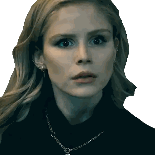 Woman's Face With Necklace And Earrings Sticker