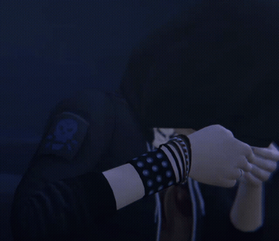 Woman's Face With Necklace GIF