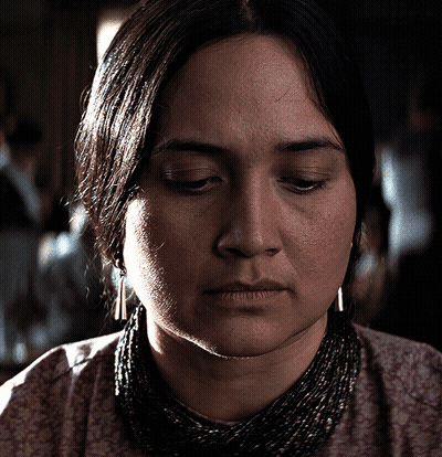 Woman's Face With Necklace GIF