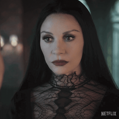 Woman's Face With Netflix Logo GIF