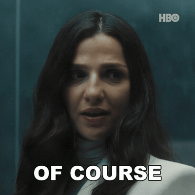 Woman's Face With Of Course GIF