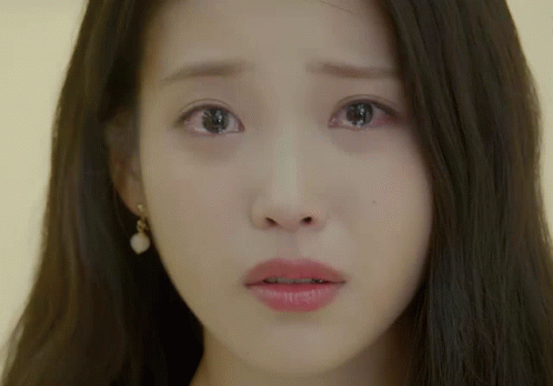 Woman's Face With Tear GIF
