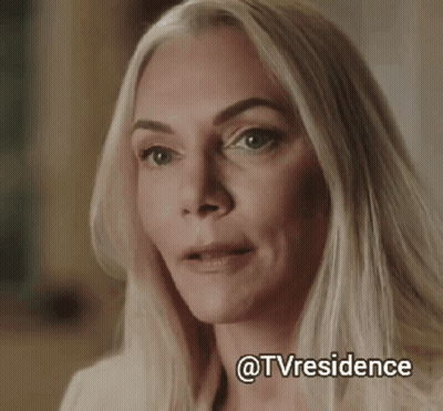 Woman's Face With TV Residence Text GIF