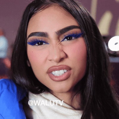 Woman's Face With @Walutv GIF