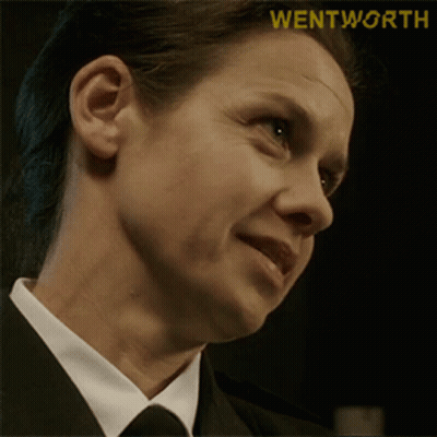 Woman's Face With Wentworth GIF