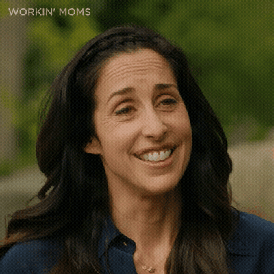 Woman's Face Workin' Moms GIF