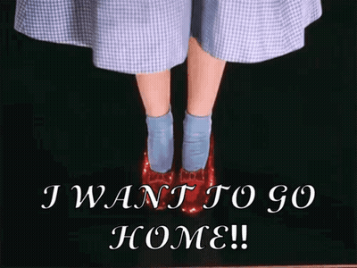 Woman's Legs Saying I Want To Go Home GIF