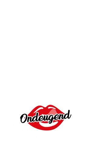 Woman's Lips With Ondeugend Sticker