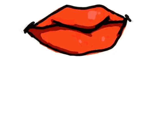 Woman's Mouth With Tongue Out Party In Your Mouth Sticker