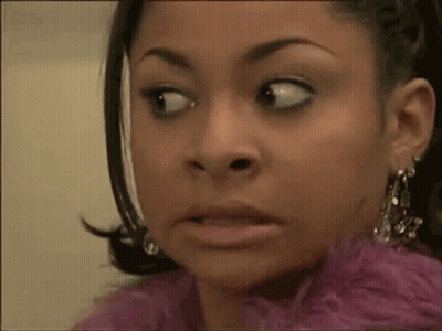 Woman's Surprised Face Close Up GIF