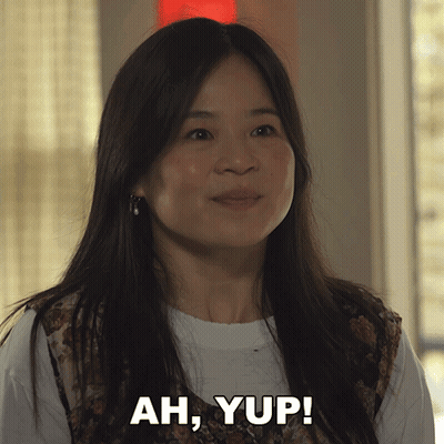 Woman Saying Ah Yup GIF