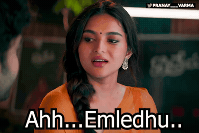 Woman Saying Ahh Emledhu To Another Woman GIF