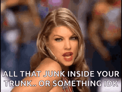 Woman Saying All That Junk Inside Your Trunk GIF