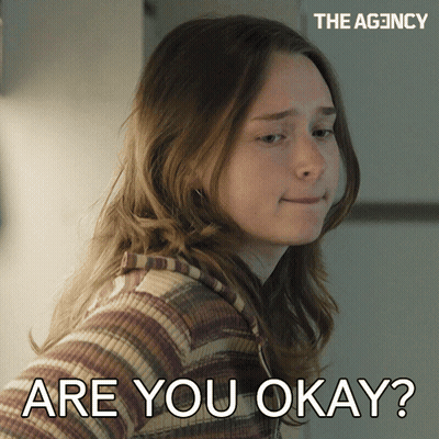 Woman Saying Are You Okay GIF
