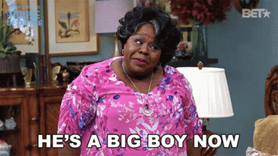 Woman Saying Big Boy Now GIF