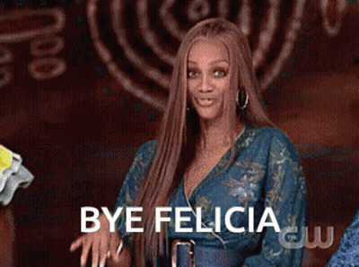 Woman Saying Bye Felicia GIF