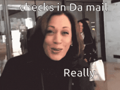 Woman Saying Checks In Da Mail GIF