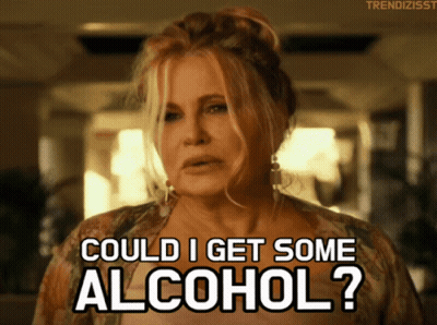 Woman Saying Could I Get Some Alcohol GIF