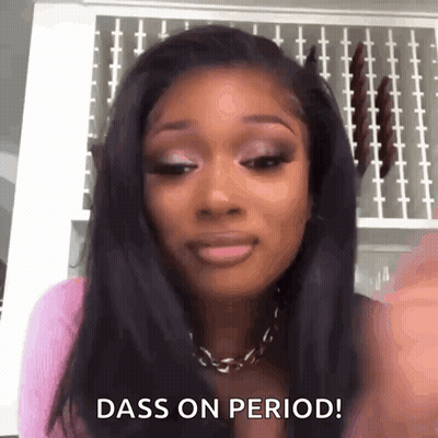 Woman Saying Dass On Period GIF