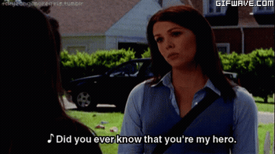 Woman Saying Did You Ever Know That You're My Hero to Another Woman