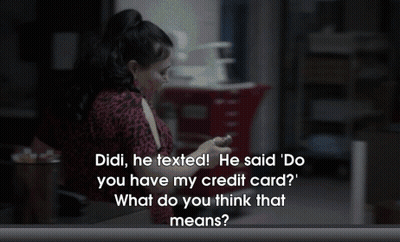 Woman Saying Didi He Texted GIF
