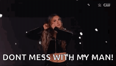 Woman Saying Dont Mess With My Man GIF