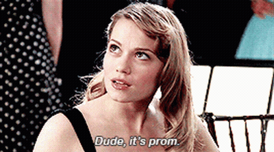 Woman Saying Dude It's Prom GIF