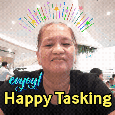 Woman Saying Enjoy Happy Tasking GIF