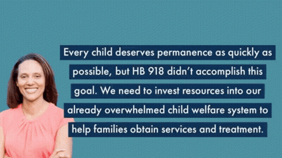 Woman Saying Every Child Deserves Permanence GIF