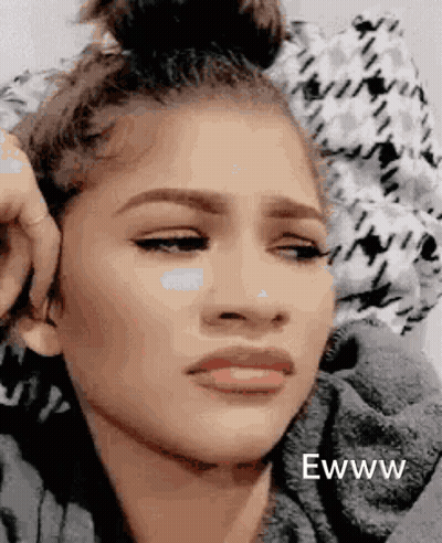 Woman Saying Ewww GIF