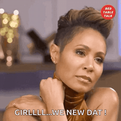 Woman Saying Girllll We New Dat Hand To Neck GIF