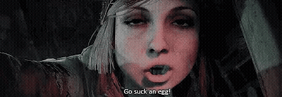 Woman Saying Go Suck An Egg GIF