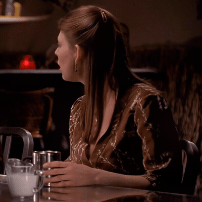 Woman Saying God What Is Wrong With You Holding Stomach GIF