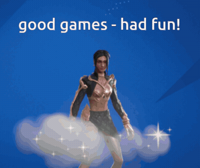 Woman Saying Good Games Had Fun GIF