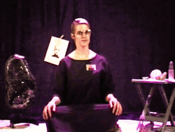 Woman Saying Good Luck GIF