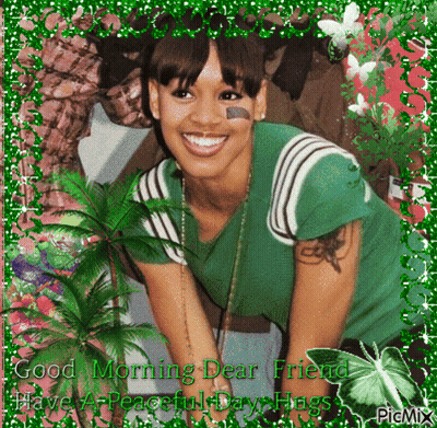 Woman Saying Good Morning Dear Friend GIF