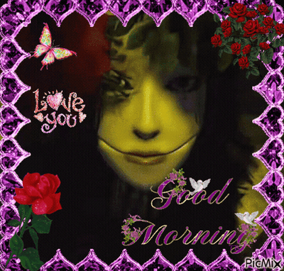 Woman Saying Good Morning GIF