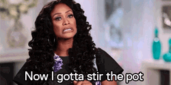 Woman Saying Gotta Stir The Pot  GIF
