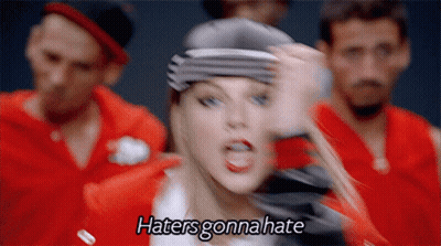 Woman Saying Haters Gonna Hate GIF