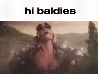 Woman Saying Hi Baldies GIF