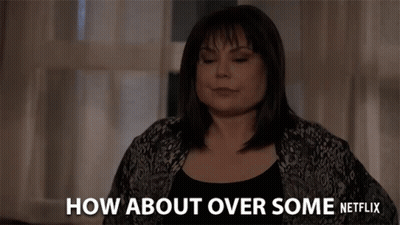 Woman Saying How About Some Netflix GIF