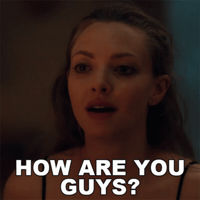 Woman Saying How Are You Guys GIF