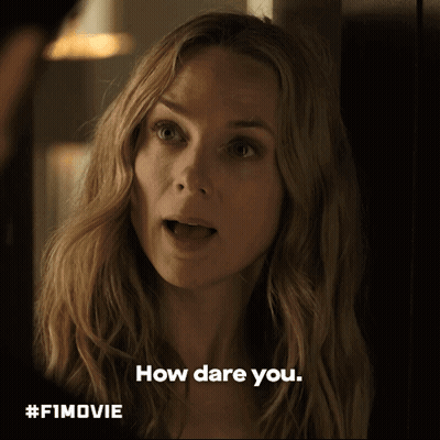 Woman Saying How Dare You GIF