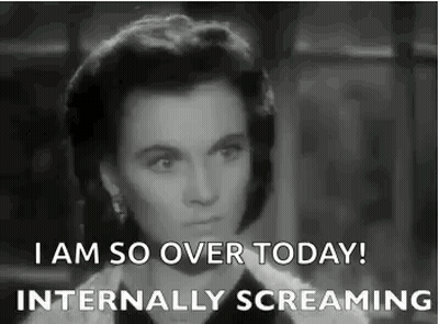 Woman Saying I Am Over Today GIF